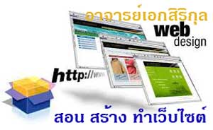รับสอน รับสร้าง รับทำเว็บไซต์ ออกแบบเว็บ ฝากเว็บโฮสติ้ง เรียนรู้ระบบเน็ตเวร์ค จัดการเว็บไซต์
